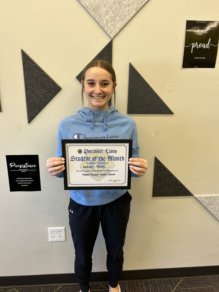 Addison Polson, JH Student of the Month